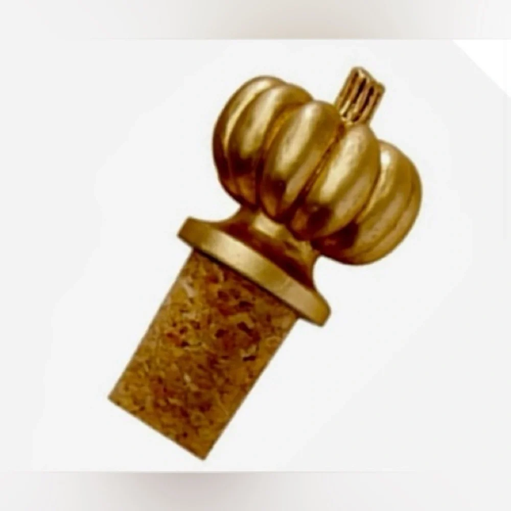 🖤 GREAT HOST GIFT!  Adorable pumpkin wine stopper – perfect for the holidays!